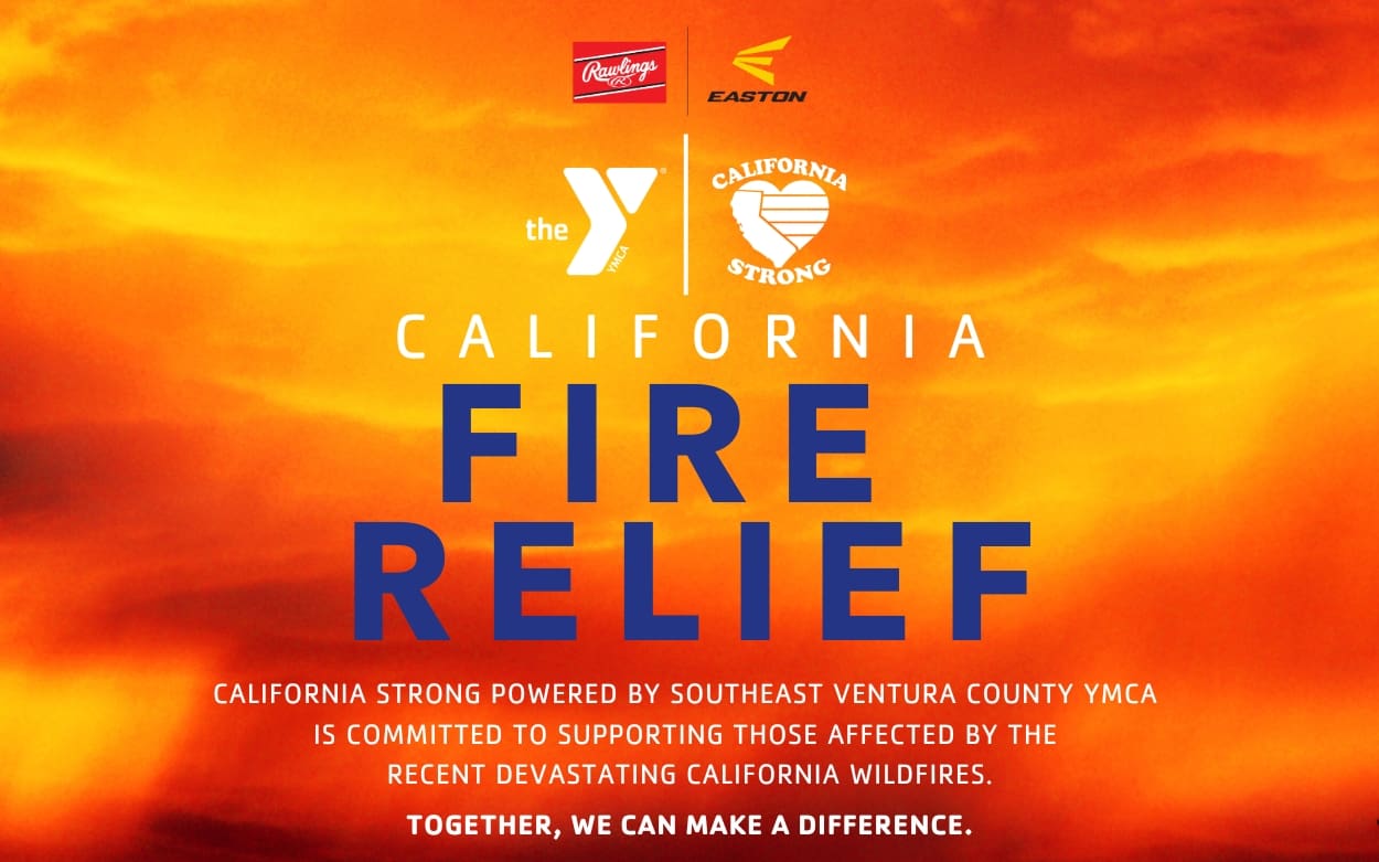 Rawlings and Easton Partner with California Strong to Rebuild Los Angeles Area baseball and Softball Communities
