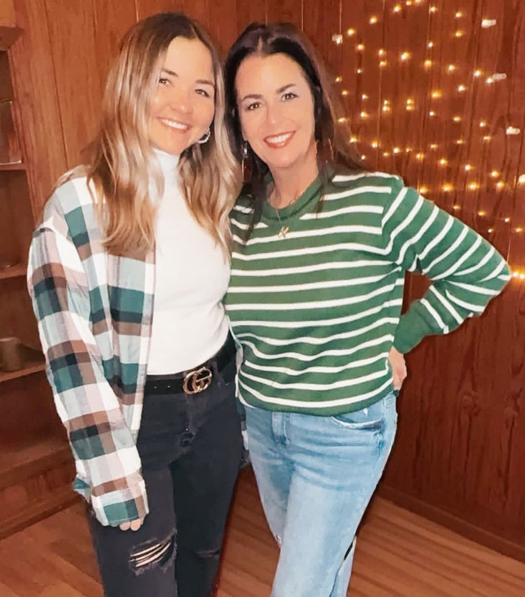 Jayden Mount with her mom—her biggest supporter and role model.