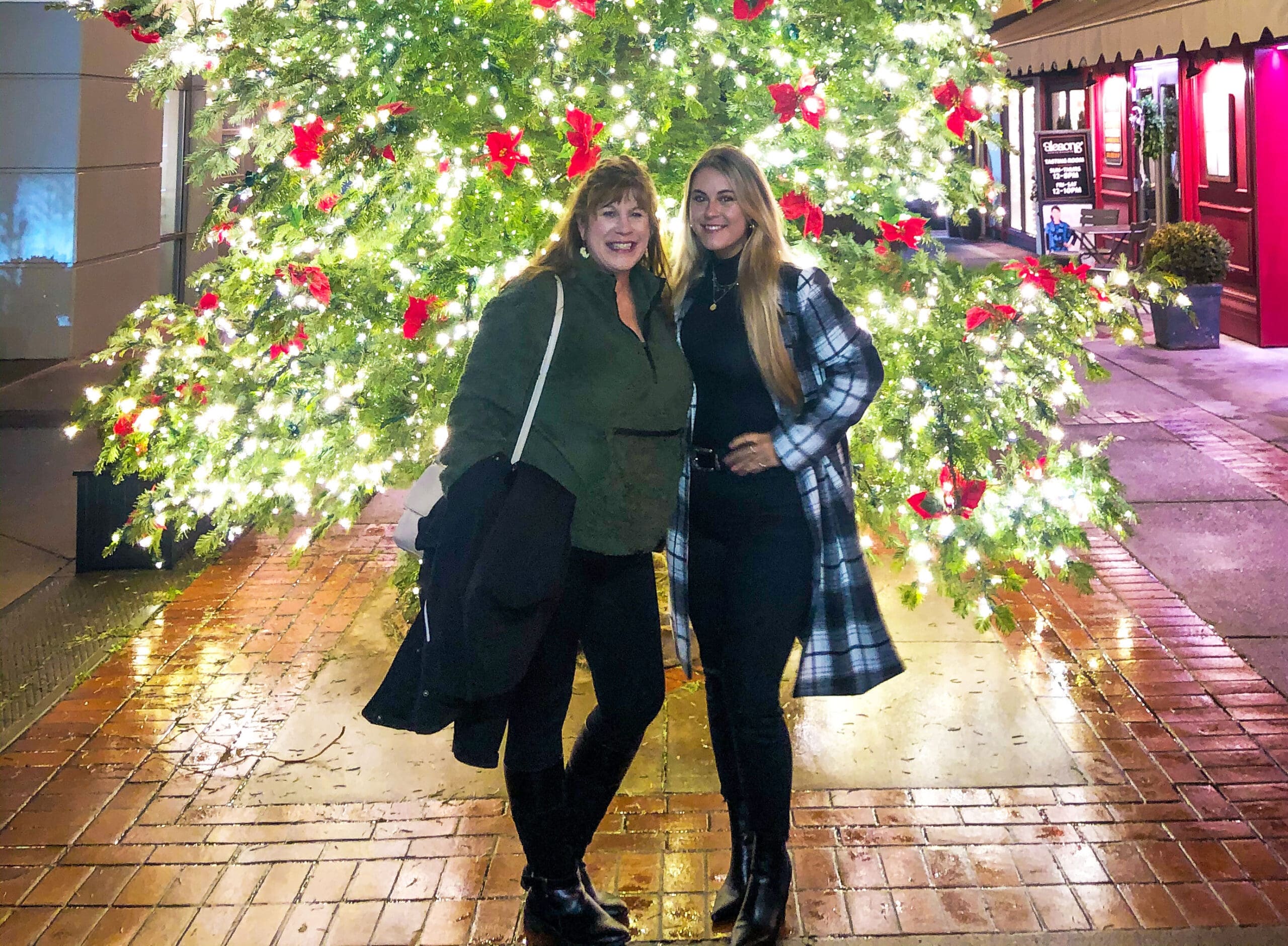 Laina Holmgren with her mom, Susan—her fearless guide and best friend.