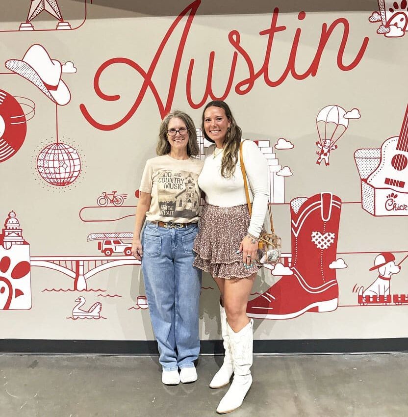 Sara Vanderford with her mom, Paulette—her rock, teaching love and resilience.
